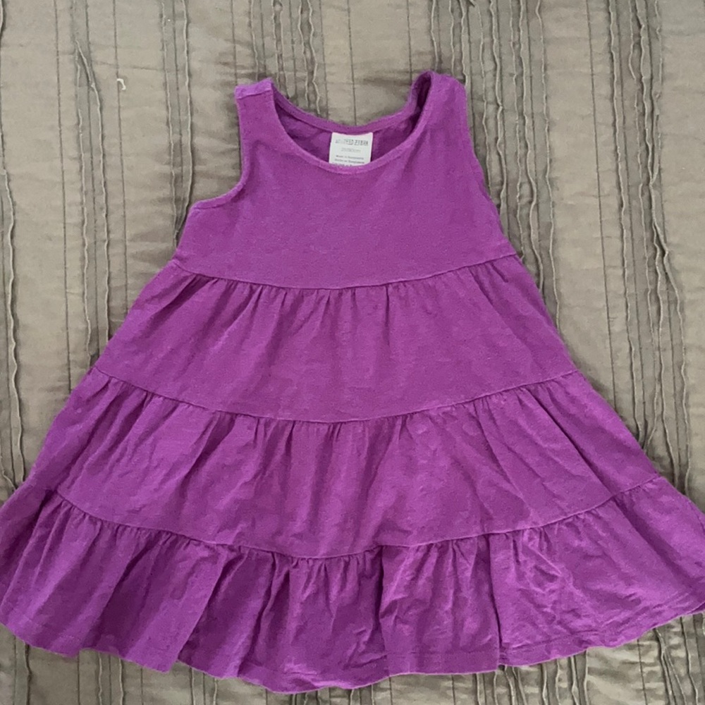 2T purple swing dress